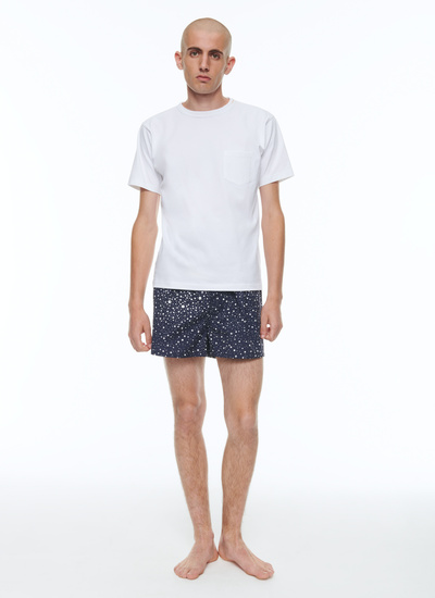 Caleçon bleu marine homme Fursac - P3BLIP-CX63-D030