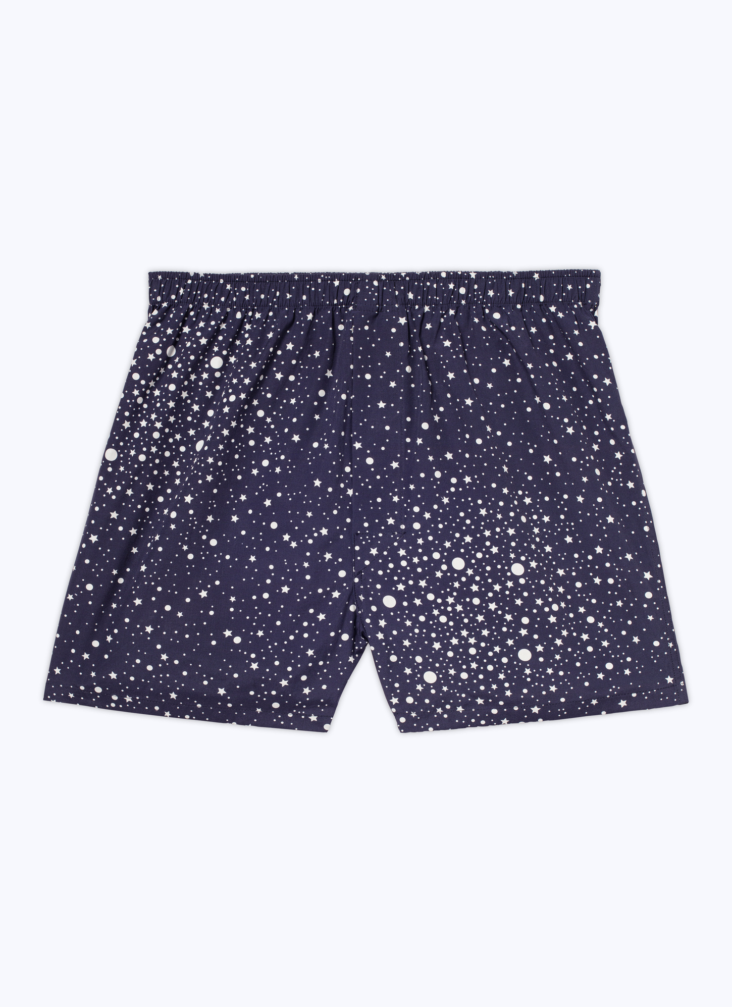 Caleçon bleu homme popeline de coton Fursac - P3BLIP-CX63-D030