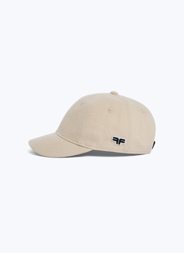 Men's cap beige cotton Fursac - D2DCAP-ER17-A007