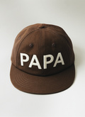 Cotton cap with "Papa" embroidery - D2DPER-BR17-G018