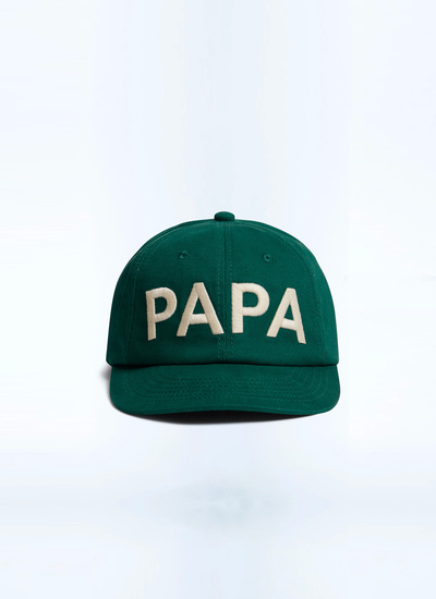 Men's cap emerald green cotton twill Fursac - D2DPER-BR17-H009