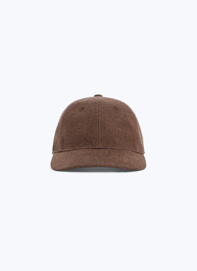 Men's marron taupe cap Fursac - D2DCAP-ER17-G015