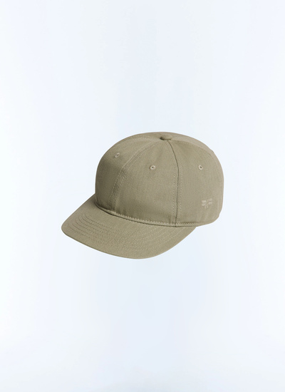 Men's cap sage green cotton Fursac - D2JCAP-BR17-H005