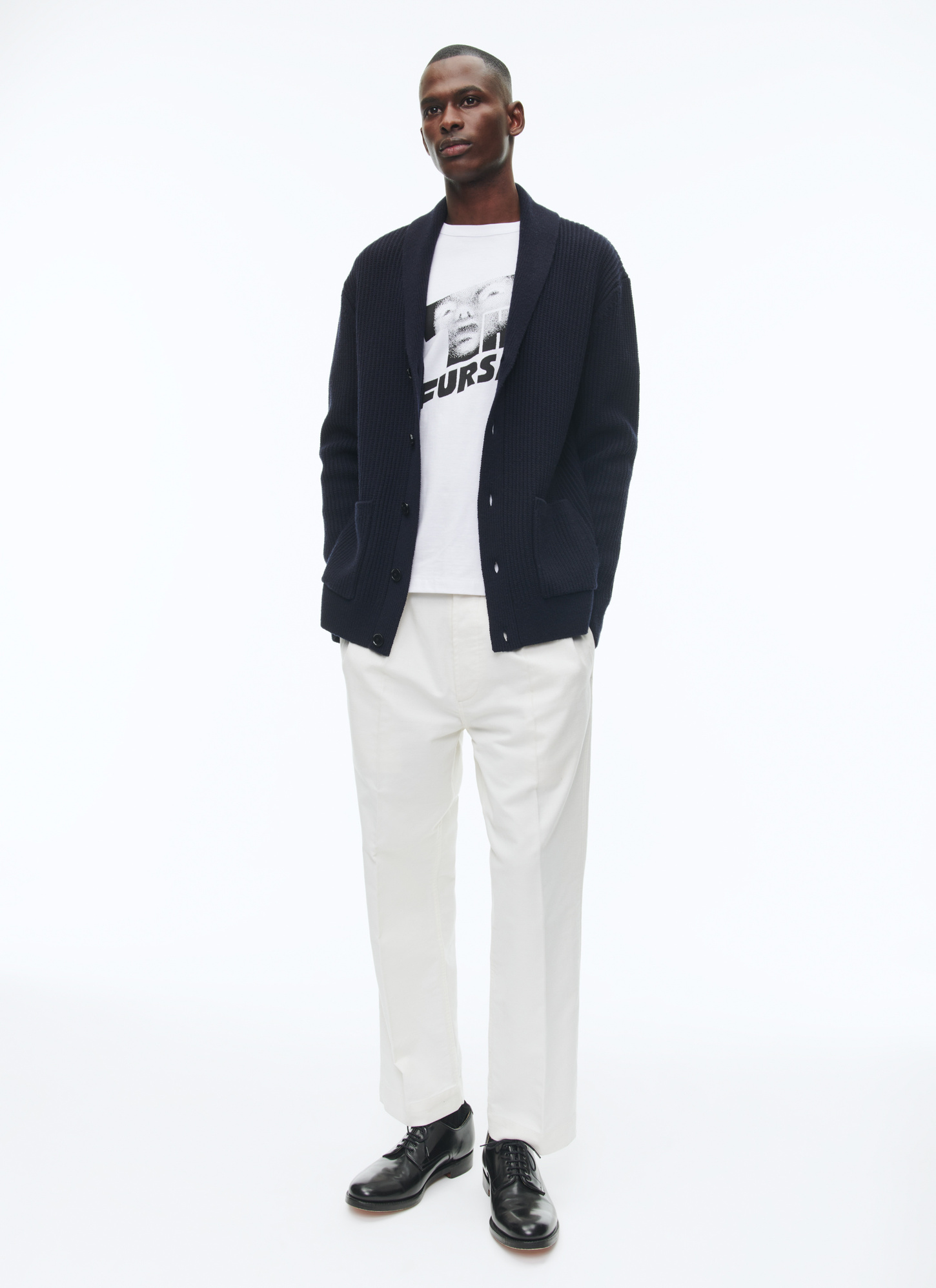 Cardigan bleu marine homme Fursac - A2ARTY-AA24-30