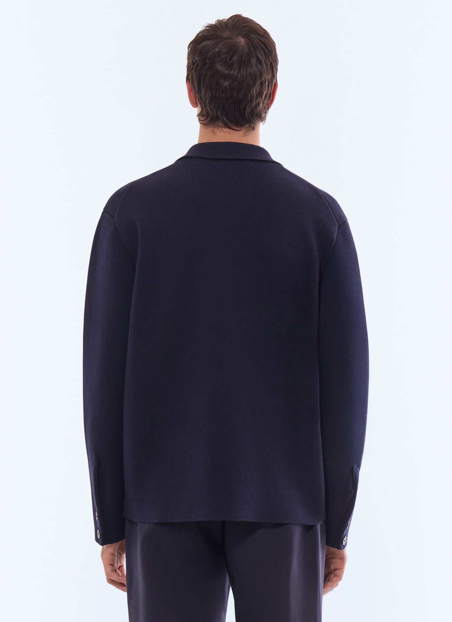 Cardigan homme laine certifiée et coton Fursac - A2JANO-JA07-D030