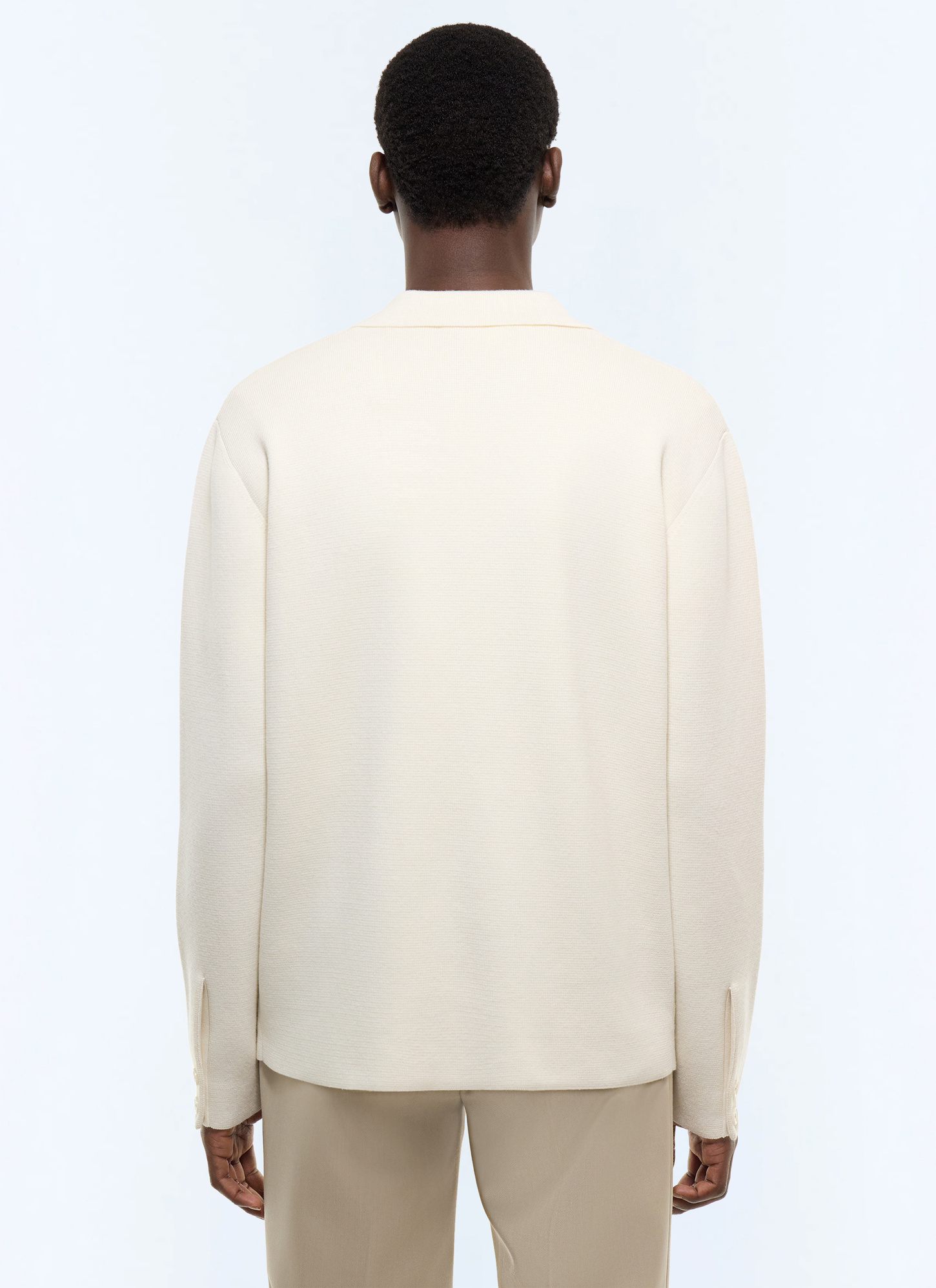 Cardigan homme laine certifiée et coton Fursac - A2JANO-JA07-A002