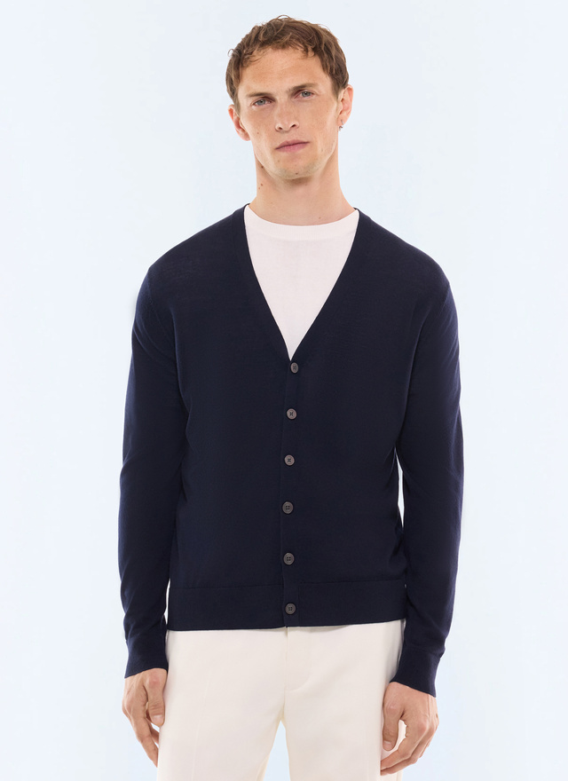 Cardigan homme marine matière principale: 100% lainedoublure: aucune Fursac - A2JIDA-LA01-D030