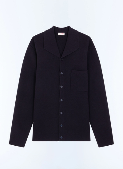 Cardigan bleu homme matière principale: 100% lainedoublure: aucune Fursac - A2LAVE-GA12-D030