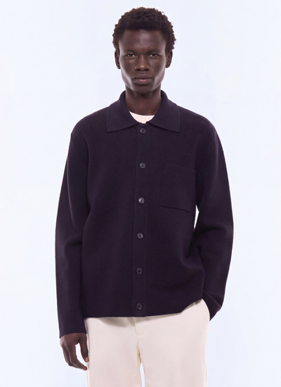 Cardigan homme marine matière principale: 100% lainedoublure: aucune Fursac - A2LAVE-GA12-D030