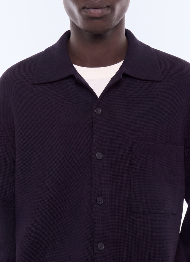 Cardigan marine homme Fursac - A2LAVE-GA12-D030