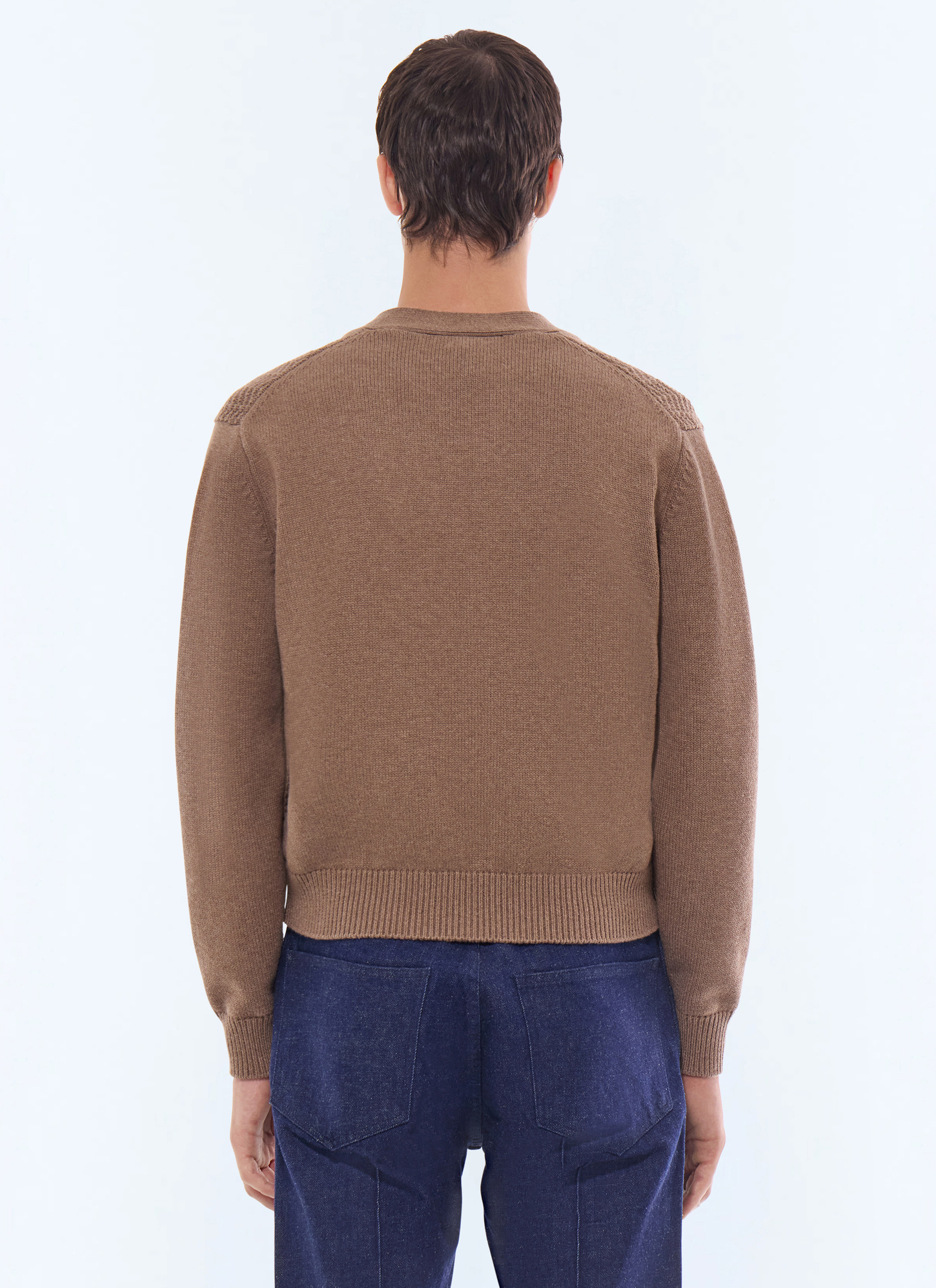 Cardigan homme laine et coton Fursac - A2JADI-JA07-G014