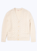 Wool cable-knit cardigan - A2CARA-CA01-A003