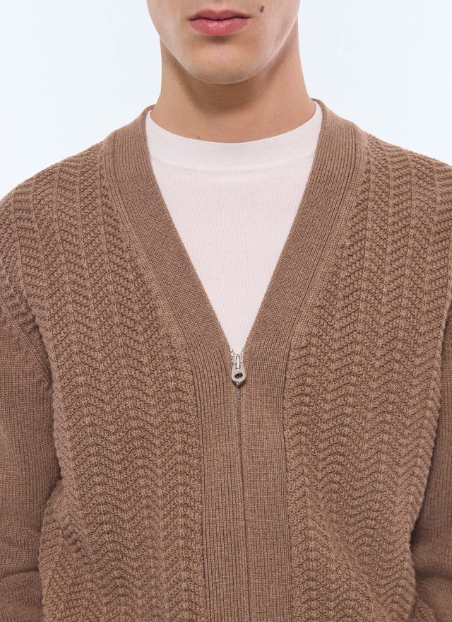 Men's cardigan Fursac - A2JADI-JA07-G014