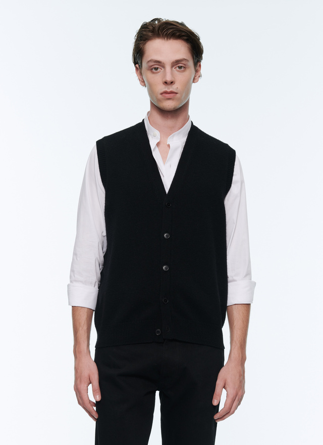 Black Cashmere Cardigan for Men Fursac 22HA2AGILTA35/20