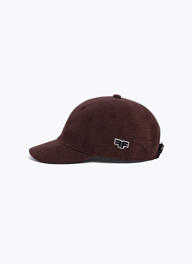 Casquette homme marron moleskine de coton Fursac - D2DCAP-ER17-G018