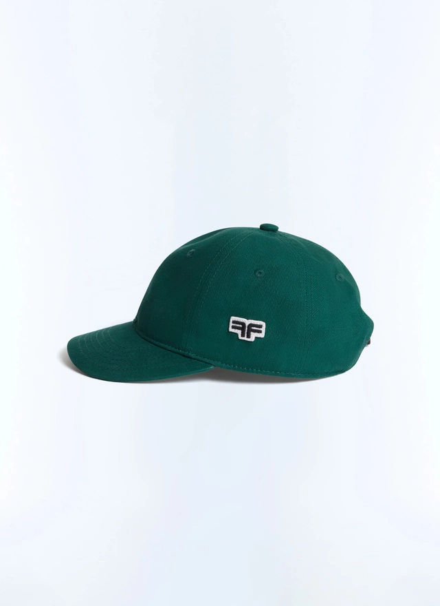 Casquette homme vert émeraude twill de coton Fursac - D2DCAP-BR17-H009