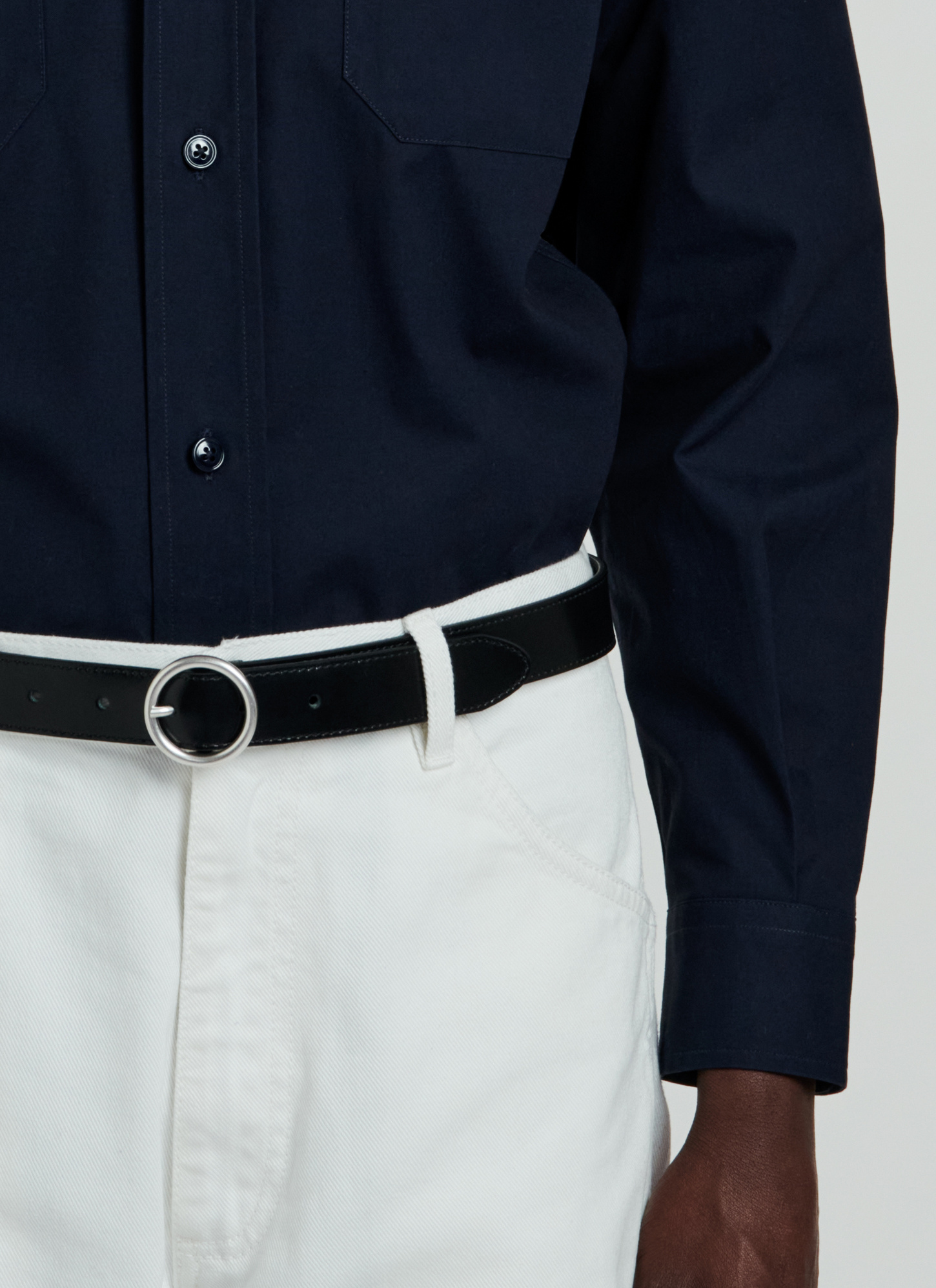 Ceinture noir homme Fursac - E2CEIN-VE13-20