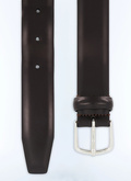 Ceinture en cuir marron - E2CEIN-NE01-18