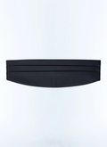 Ceinture de smoking plissée en satin - E2SMOK-SOI9-30