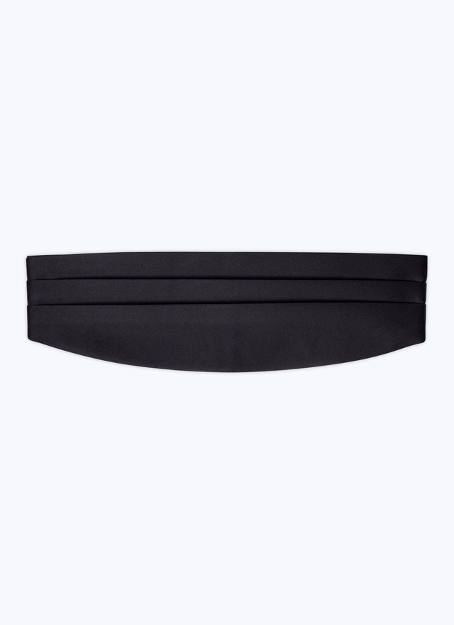 Ceinture Smoking homme noir satin Fursac - E2SMOK-SOI8-20