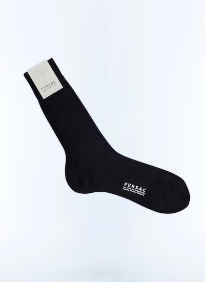 Chaussette homme noir coton Fursac - D2SOCK-VA17-20