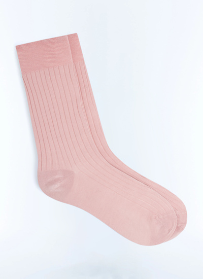 Chaussette homme rose coton égyptien Fursac - D2SOCK-VA17-F006