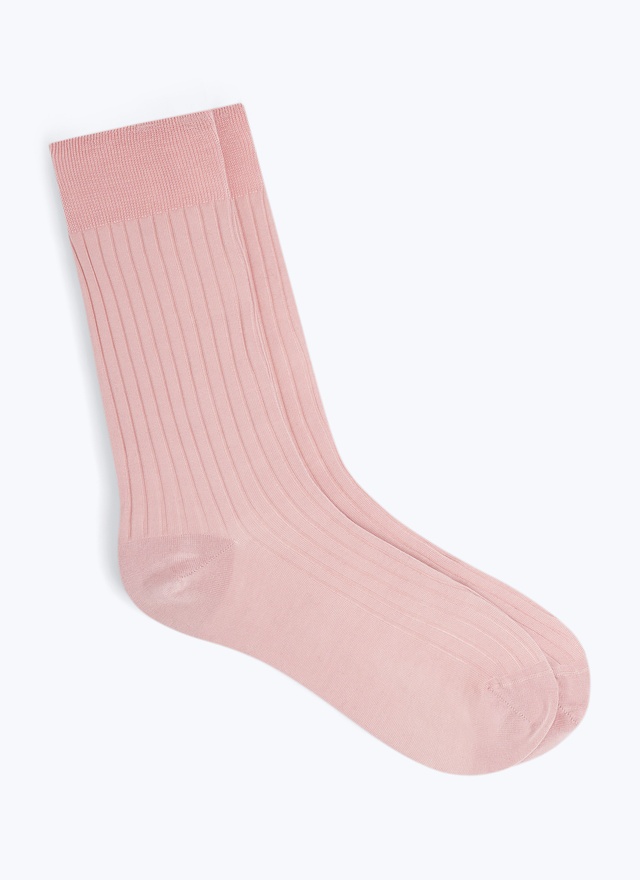 Chaussette homme rose coton égyptien Fursac - D2SOCK-VA17-F006