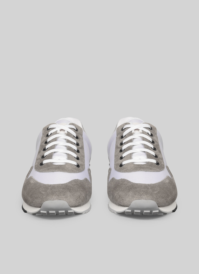Chaussures blanc et gris homme Fursac - PERLSNEAK-TL04/01