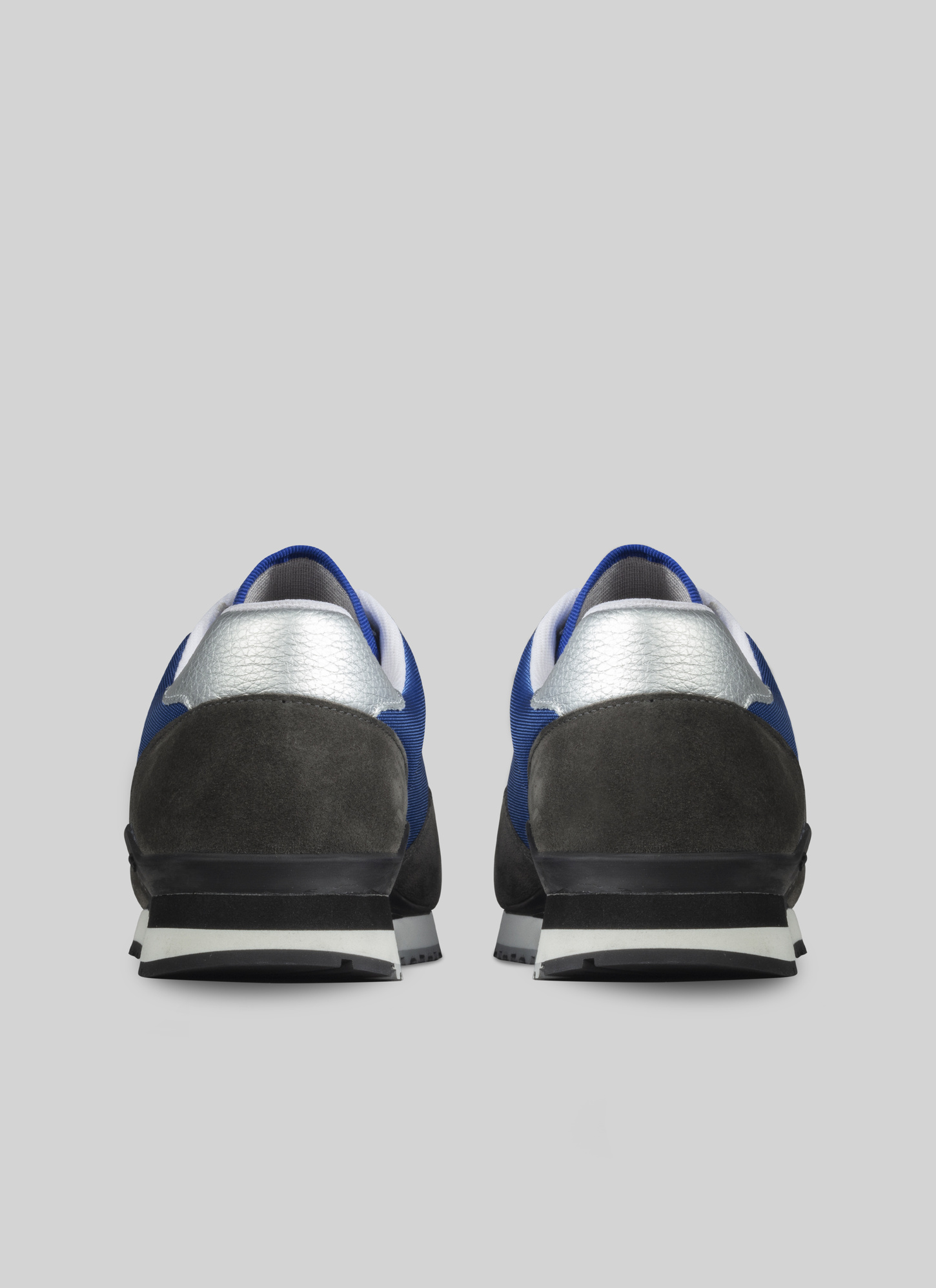 Chaussures bleu homme cuir de vachette et nylon Fursac - LSNEAK-TL04-35