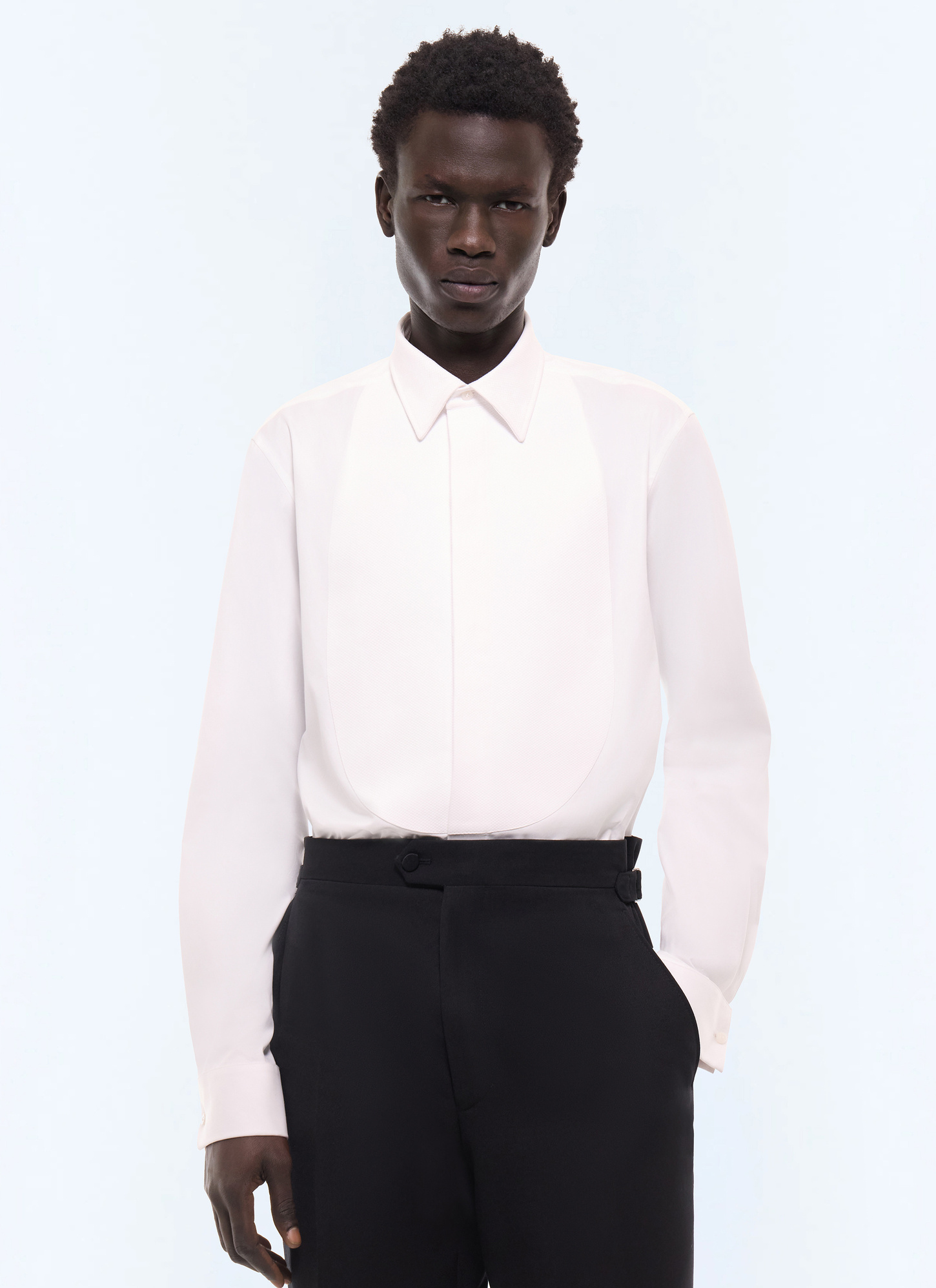 Chemise homme blanc tissu principal: 100% cotontissu secondaire: 100% cotondoublure: aucune Fursac - H3LARA-E005-01