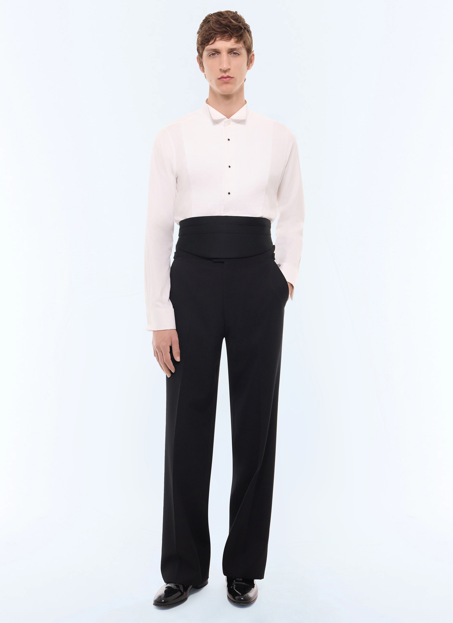 Chemise blanc homme Fursac - H3LRIA-LH15-A001