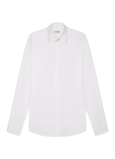 Chemise blanc homme tissu principal : 100% coton Fursac - H3LUKK-E005-01