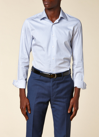 Chemise homme blanc coton Fursac - 18HH3CARD-NH60/36