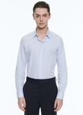 Chemise en coton à rayures - 23EH3AXAN-AH55/39