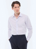Chemise à rayures en popeline de coton - H3AXAN-GH14-D039