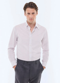 Chemise à rayures en popeline de coton - H3AXAN-GH13-C014