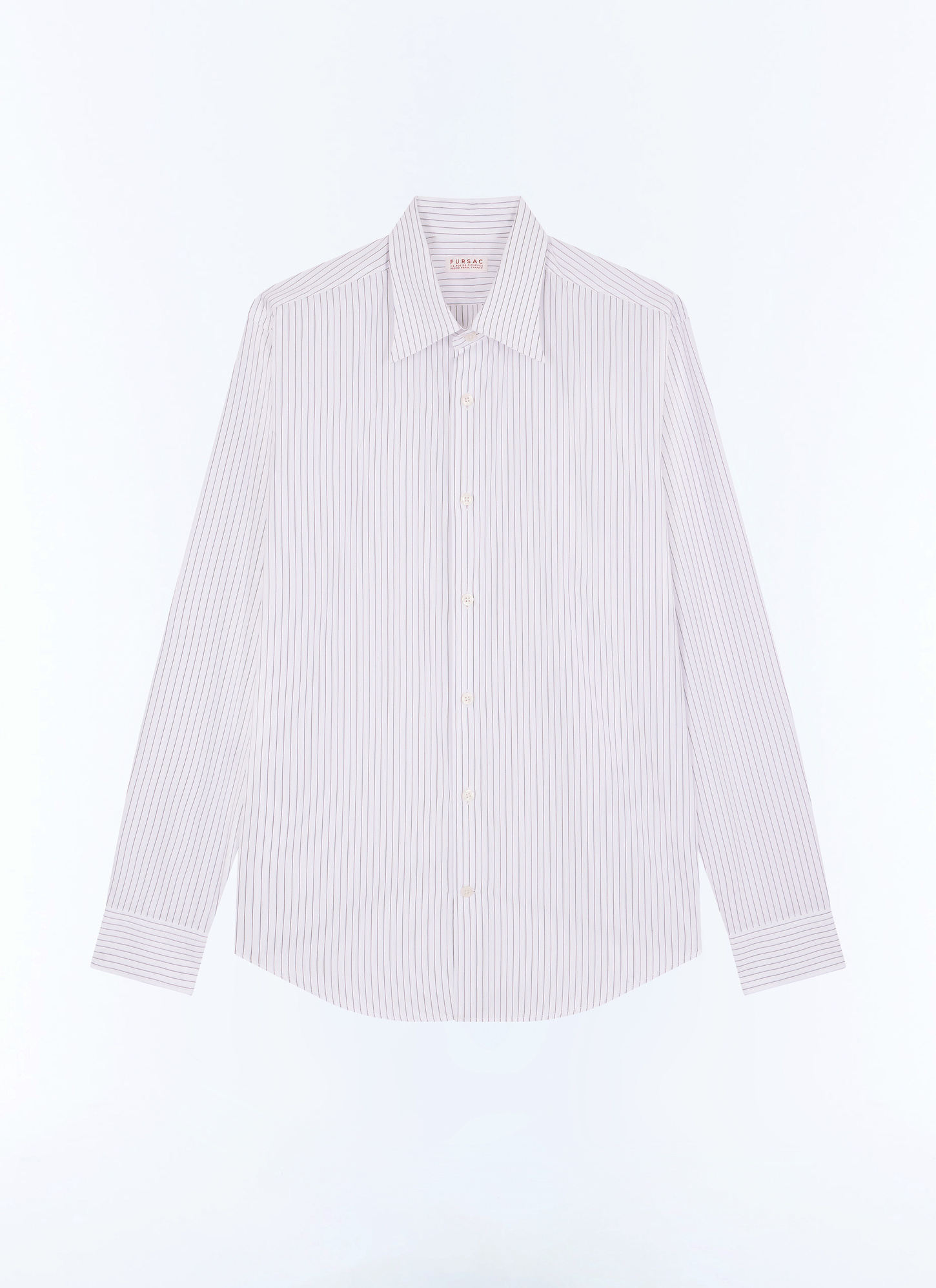 Chemise popeline de coton homme Fursac - H3AXAN-GH13-C014