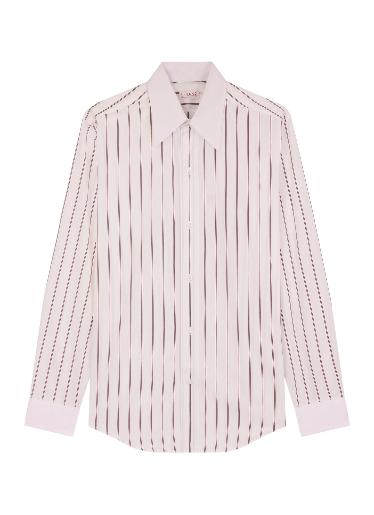 Chemise blanc homme popeline de coton Fursac - H3FARO-GH15-C014