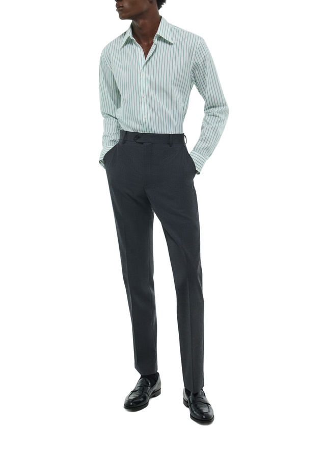 Chemise popeline de coton homme Fursac - H3ADAV-FH18-H008