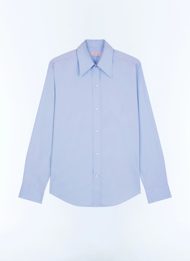 Chemise popeline de coton homme Fursac - H3FARO-GH04-D039