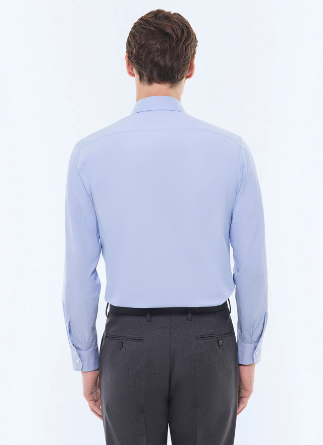 Chemise homme popeline de coton Fursac - H3FARO-GH04-D039