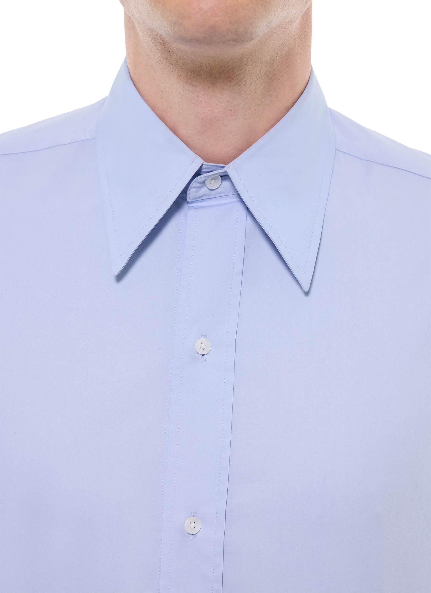 Chemise homme popeline de coton Fursac - H3FARO-GH04-D039