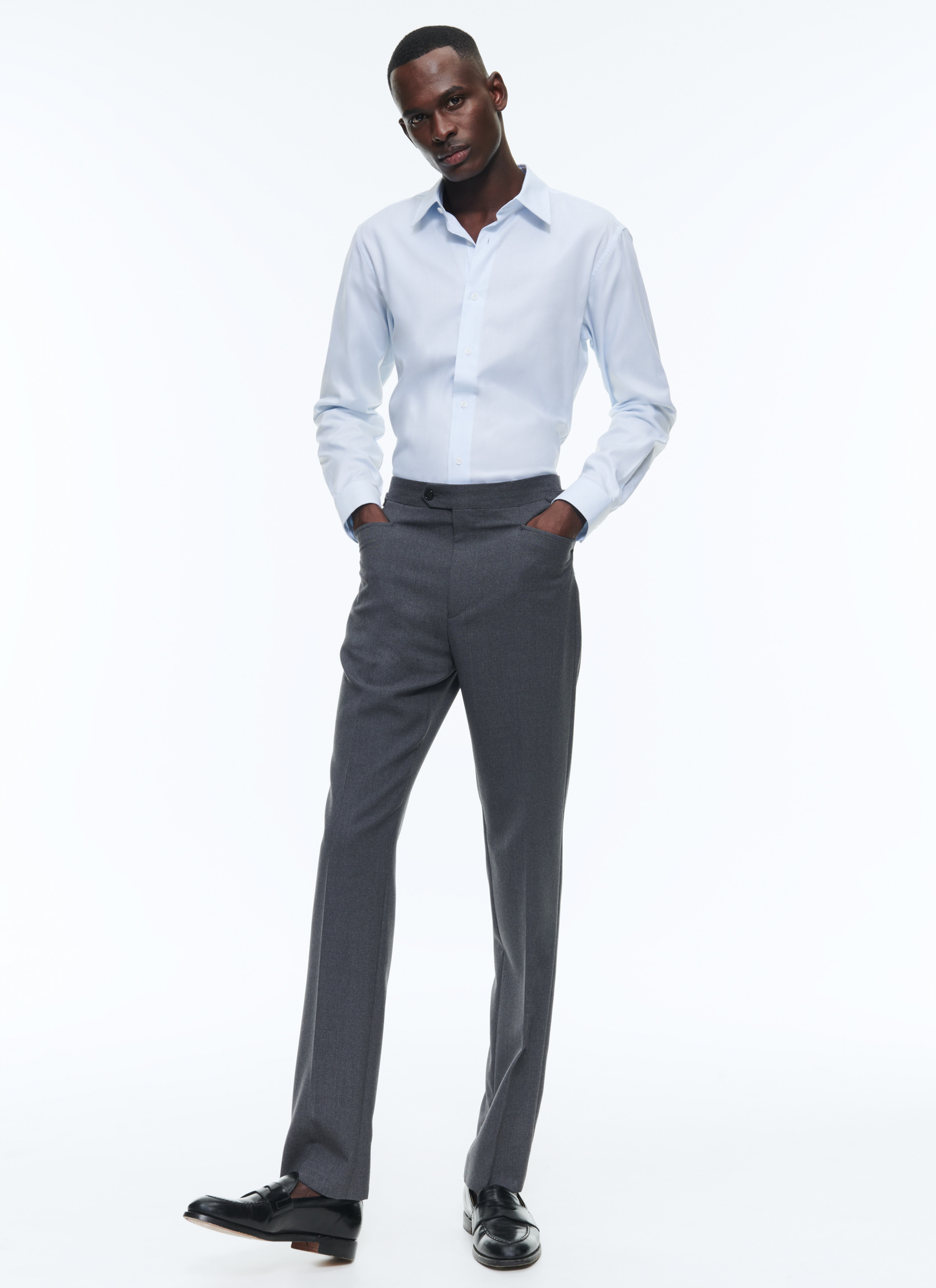 Chemise bleu ciel homme Fursac - H3AXAN-CH47-D001