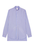Chemise à col grand-père en coton - H3GURU-GH06-D039