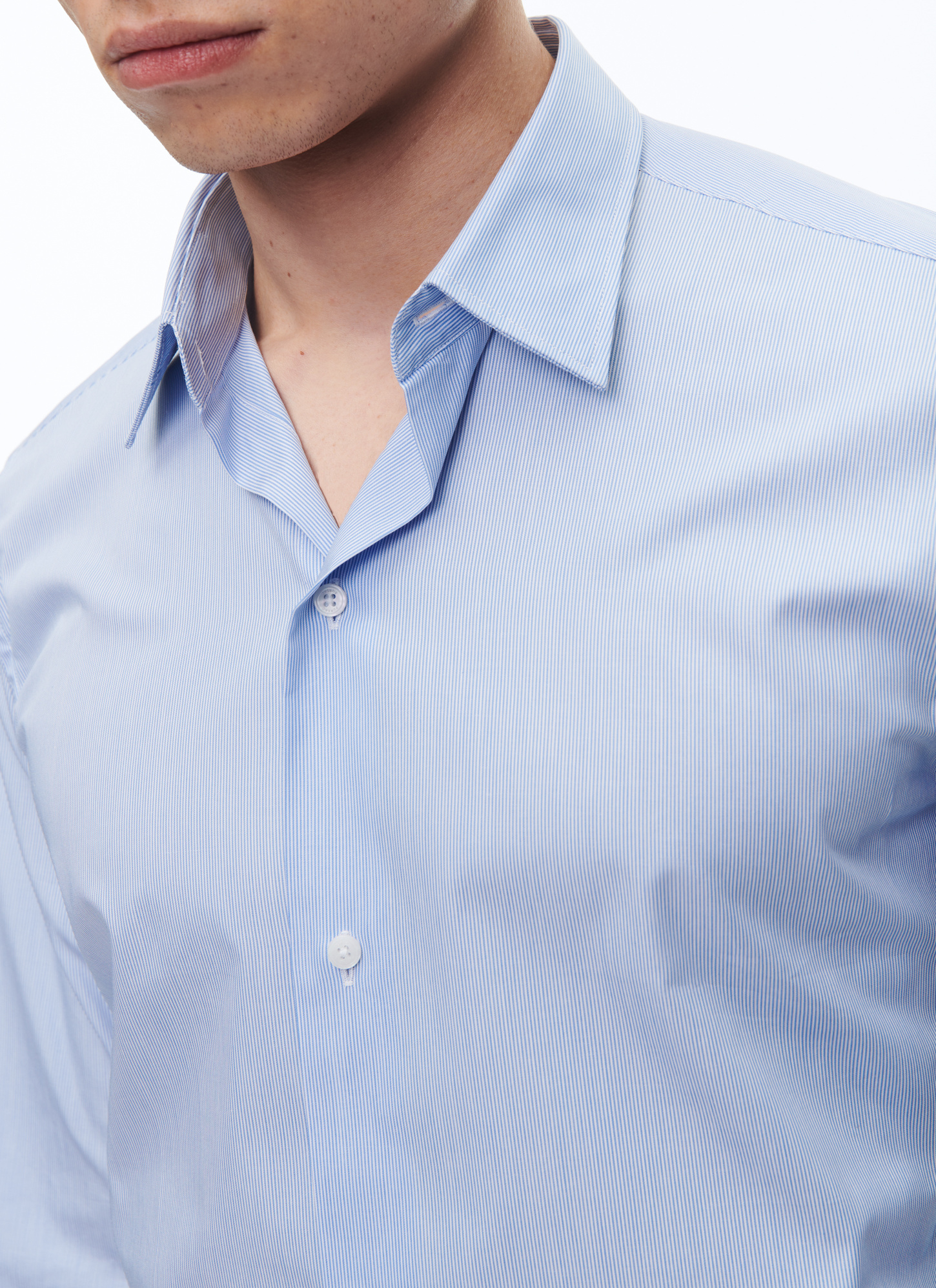 Chemise bleu homme Fursac - H3AXAN-AH61-37