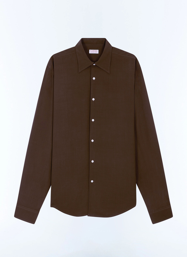 Chemise brun homme tissu principal: 100% viscosedoublure: aucune Fursac - H3ADOV-EH36-G017