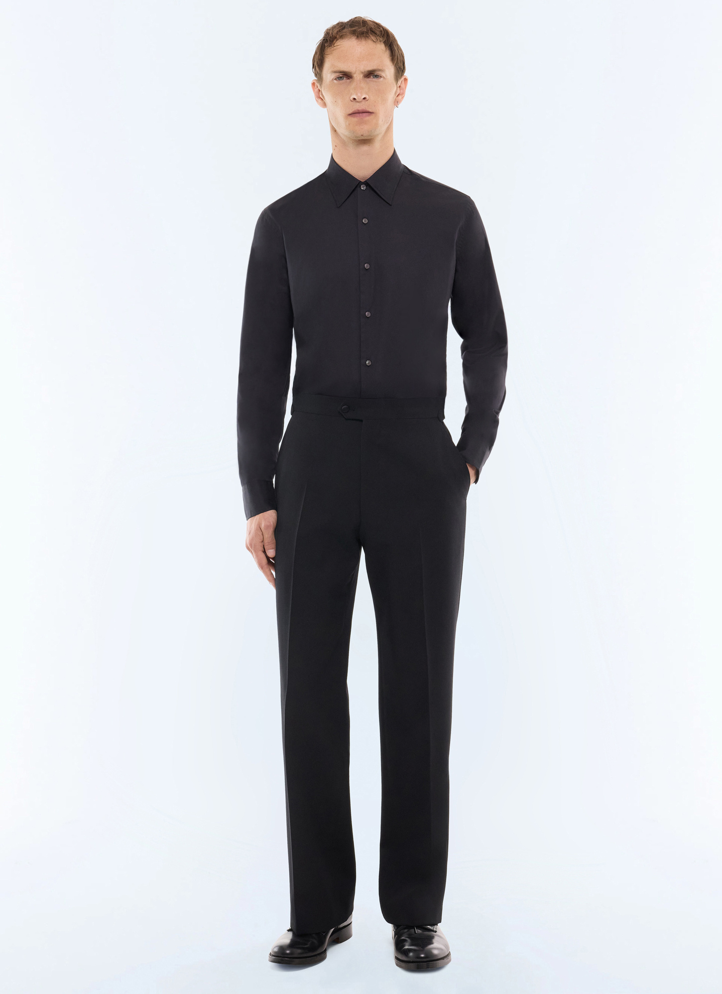 Chemise noir homme Fursac - H3LXAN-LH14-B020