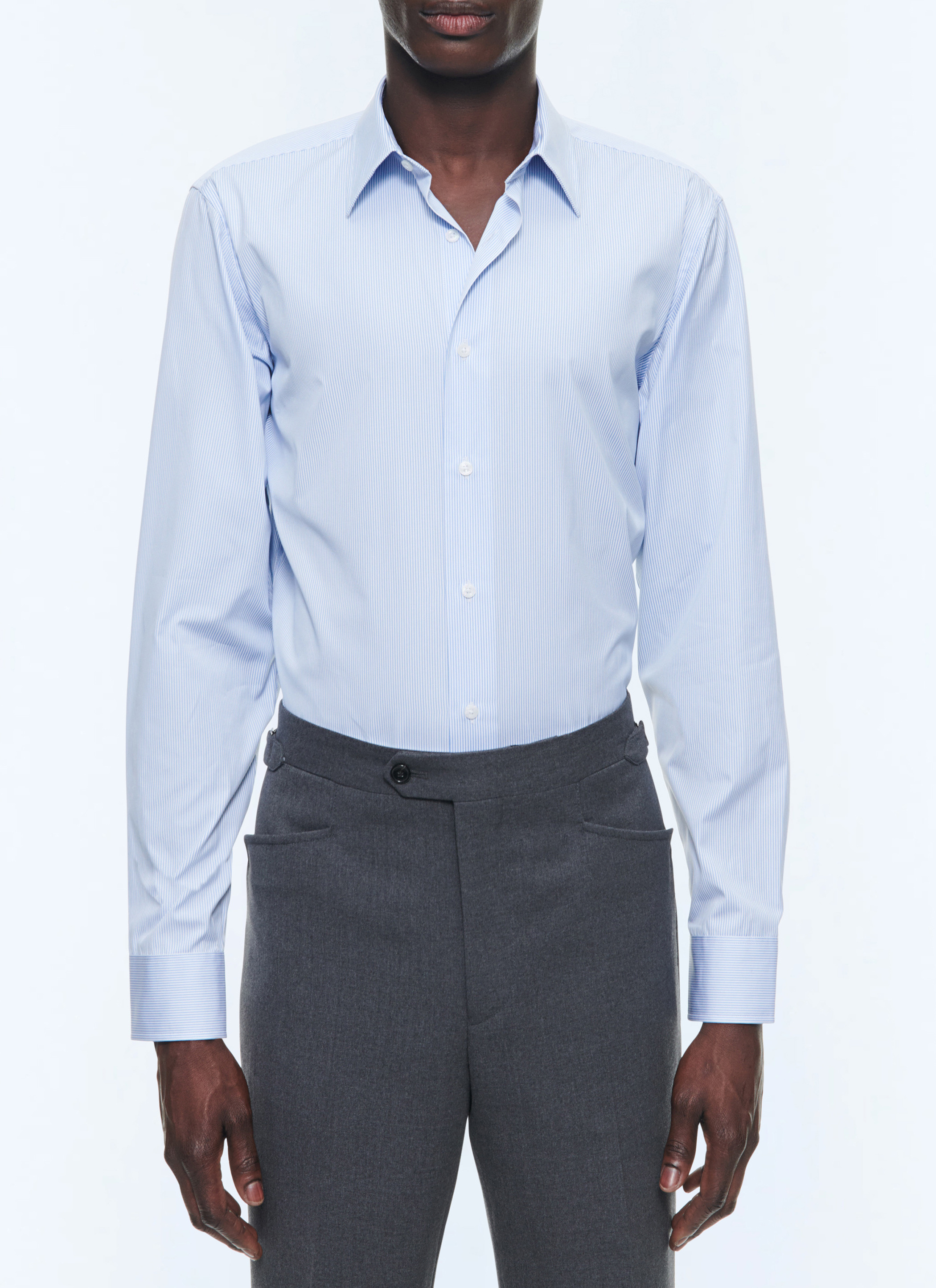 Chemise Drake Homme - Bleu Moyen - Manches Courtes Ventilée - Pêche Randonnée #7501
