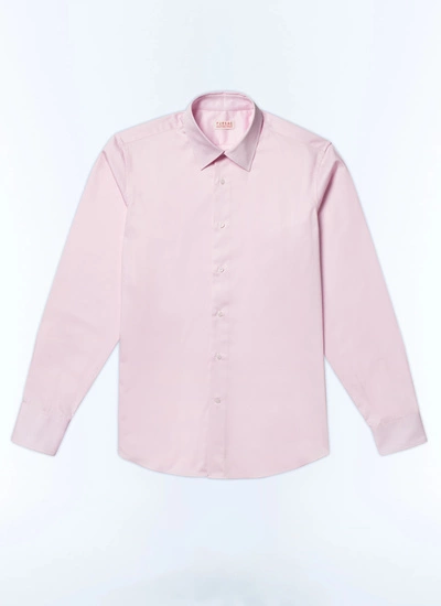 Chemise rose homme popeline de coton Fursac - H3AXAN-DH34-F002