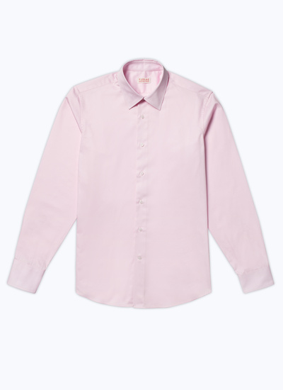 Chemise rose homme popeline de coton Fursac - H3AXAN-DH34-F002